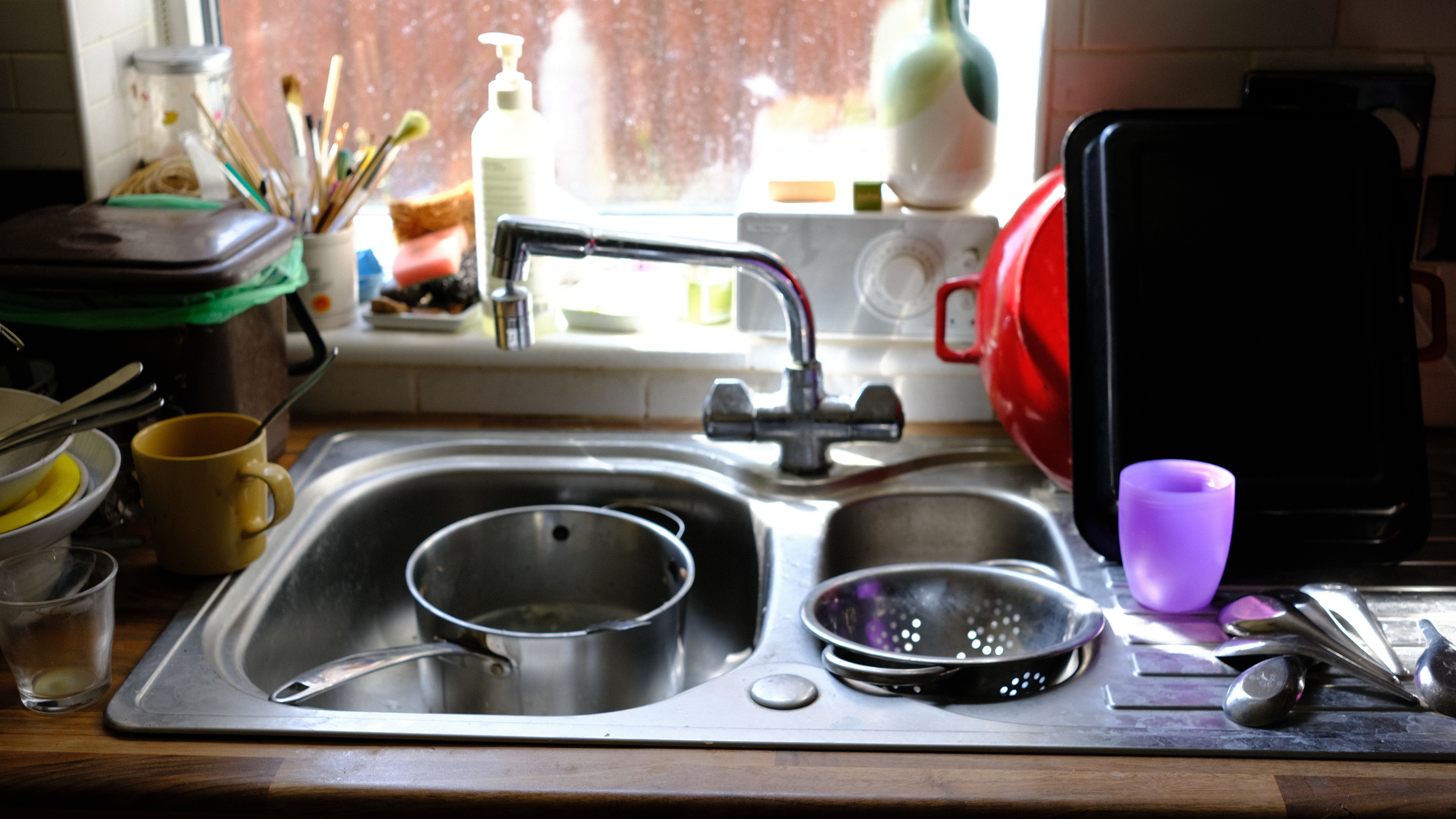 kitchen disarray